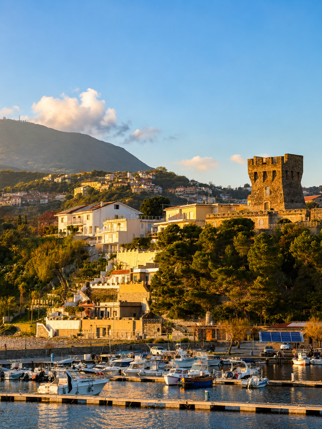 Vista sulla Marina di Casal Velino — Costa Cilentana, Salerno