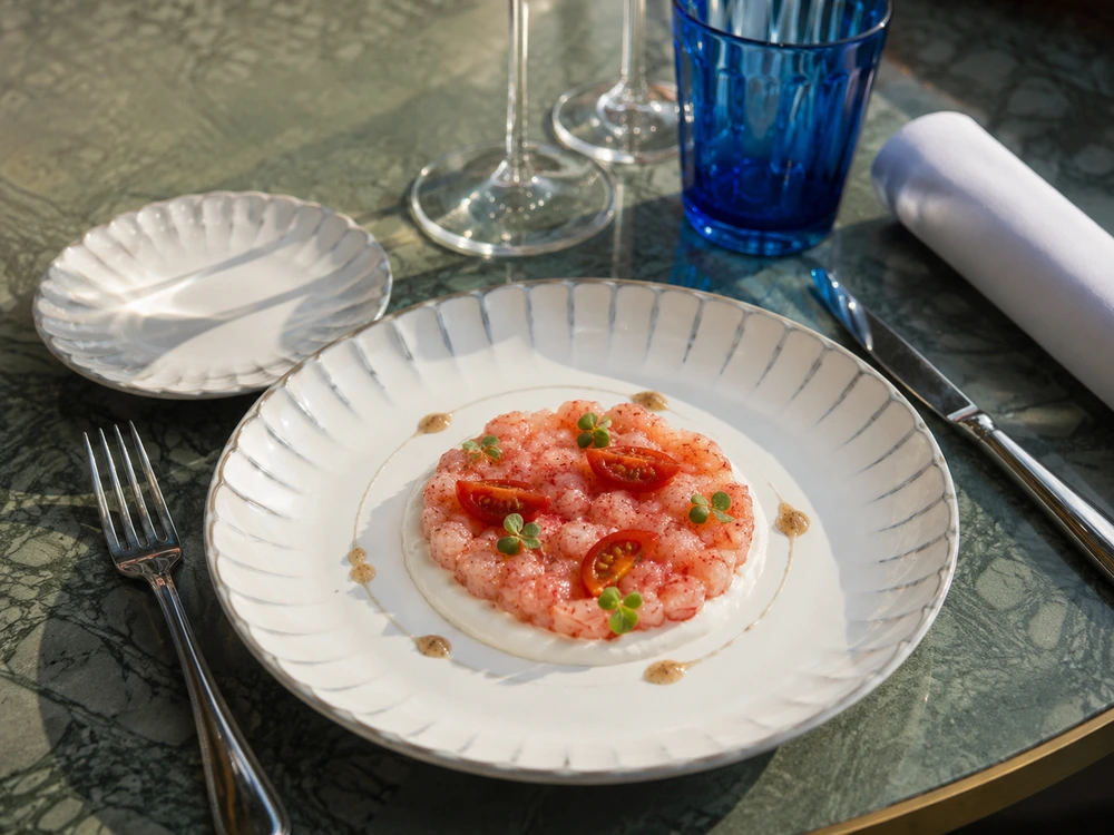 Tartare di gamberi rossi