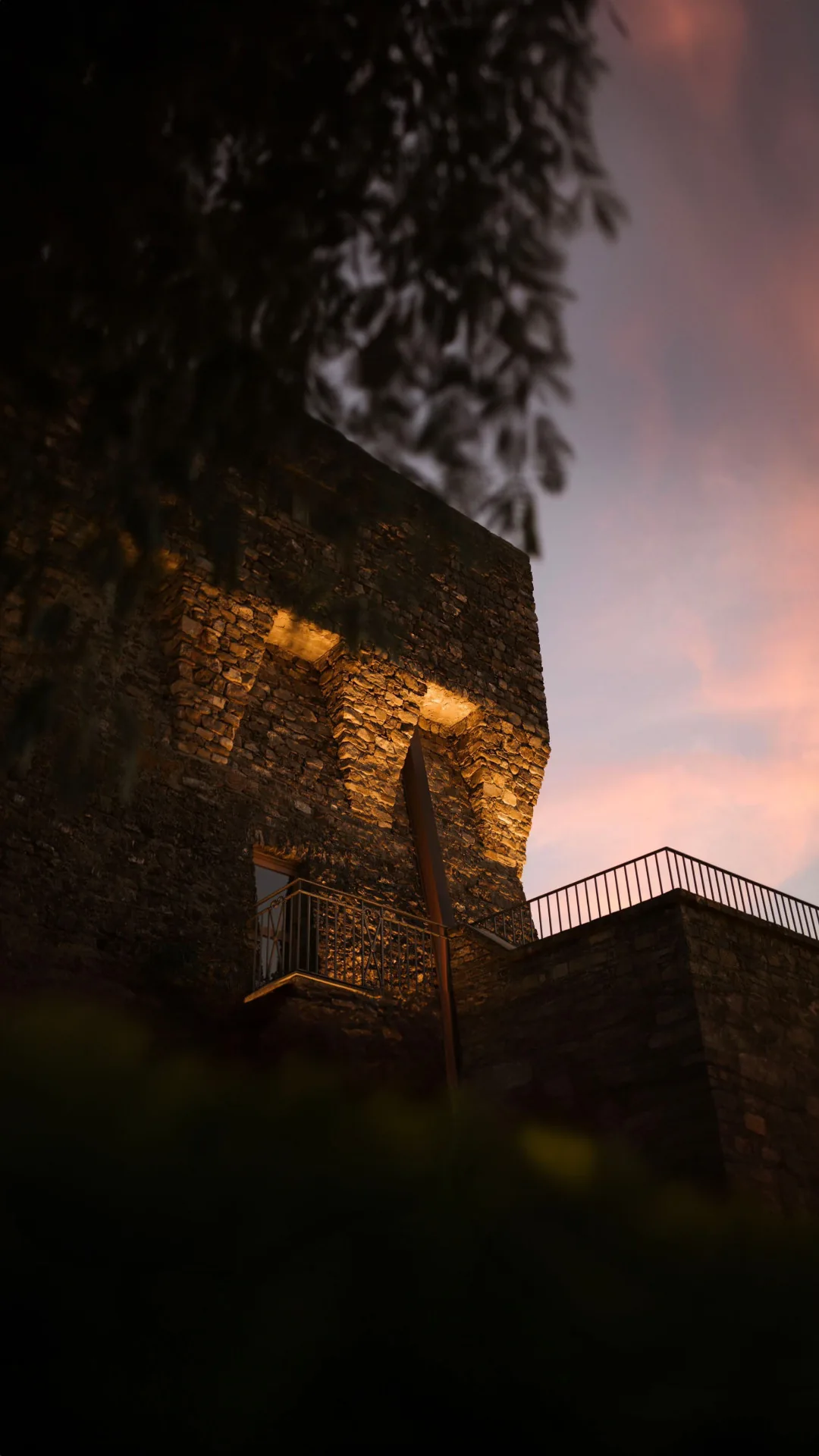 Torre Dominella al tramonto — Marina di Casal Velino, Cilento